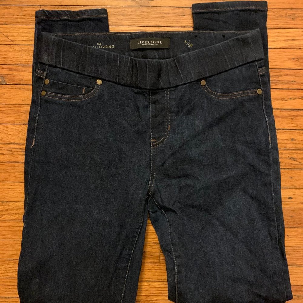liverpool pull-on legging jeans NWOT 28x30